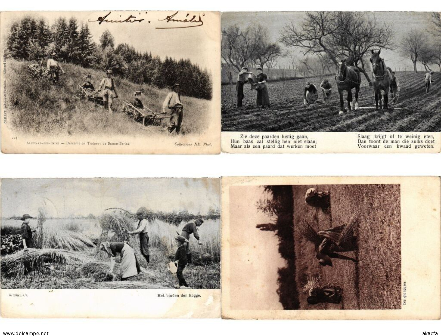 AGRICULTURE LIFE FRANCE, 94 Vintage Postcards pre-1940 (L6196)