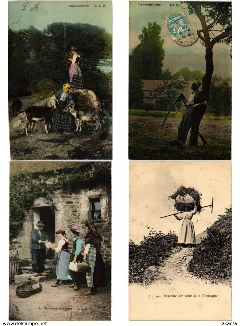 AGRICULTURE LIFE FRANCE, 94 Vintage Postcards pre-1940 (L6196)