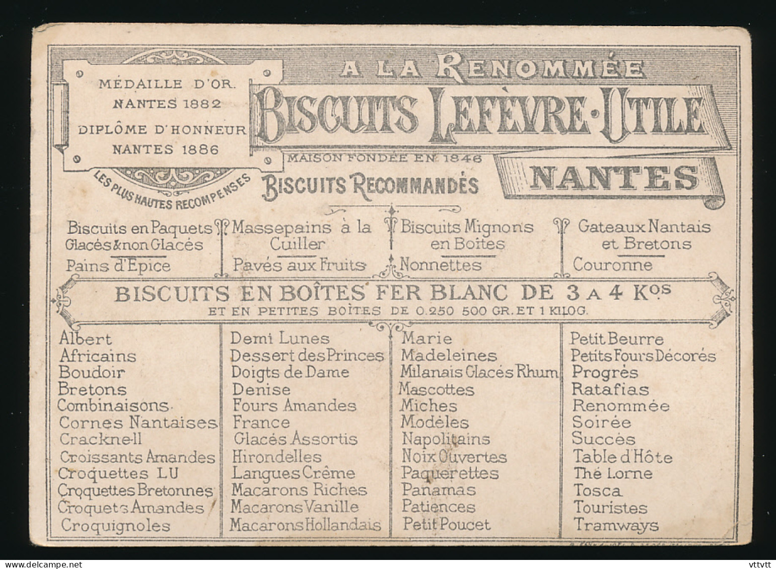 Chromo : Biscuits Lefèvre-Utile, Nantes, LU "Le Retour Au Pays", Militaria, Soldats, Armée, Militaires, 2 Scans - Lu