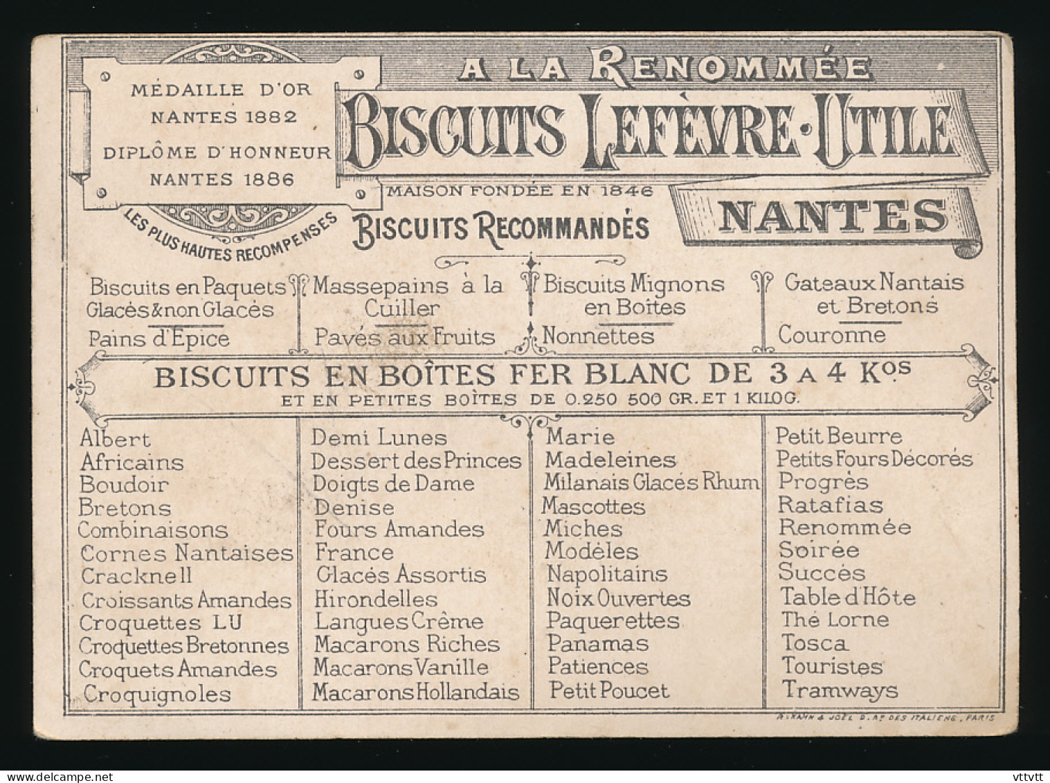 Chromo : Biscuits Lefèvre-Utile, Nantes, LU "L'appel à L'arrivée", Militaria, Soldats, Armée, Militaires, 2 Scans - Lu