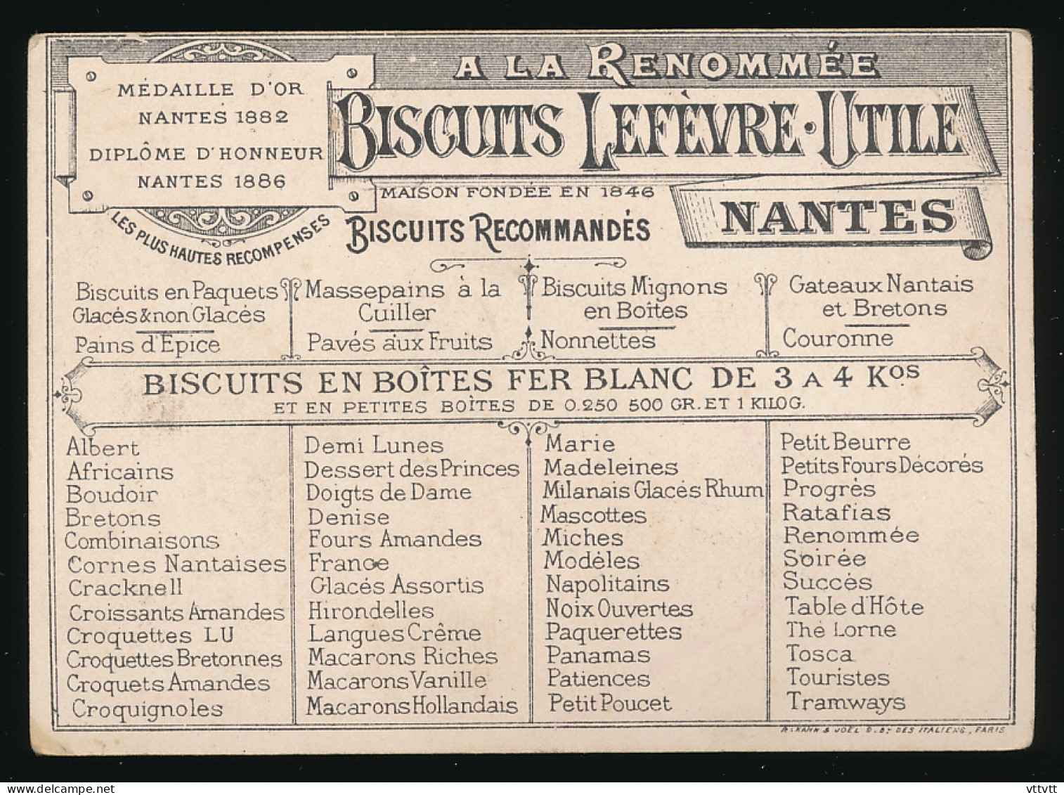 Chromo : Biscuits Lefèvre-Utile, Nantes, LU "La Revue", Militaria, Soldats, Armée, Militaires, 2 Scans - Lu