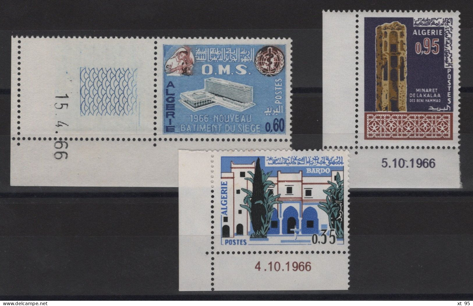 Algerie - Lot De 3 Timbres Avec Date - N°425 + 441 + 442 - Cote +2.75€ - ** Neufs Sans Charniere - Algeria (1962-...)