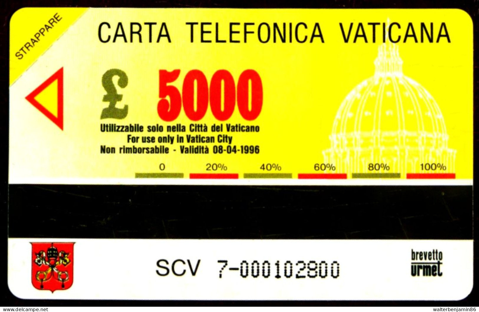 G VA 7 C&C 6007 SCHEDA TELEFONICA NUOVA MAGNETIZZATA VATICANO SACRA FAMIGLIA - Vaticano (Ciudad Del)