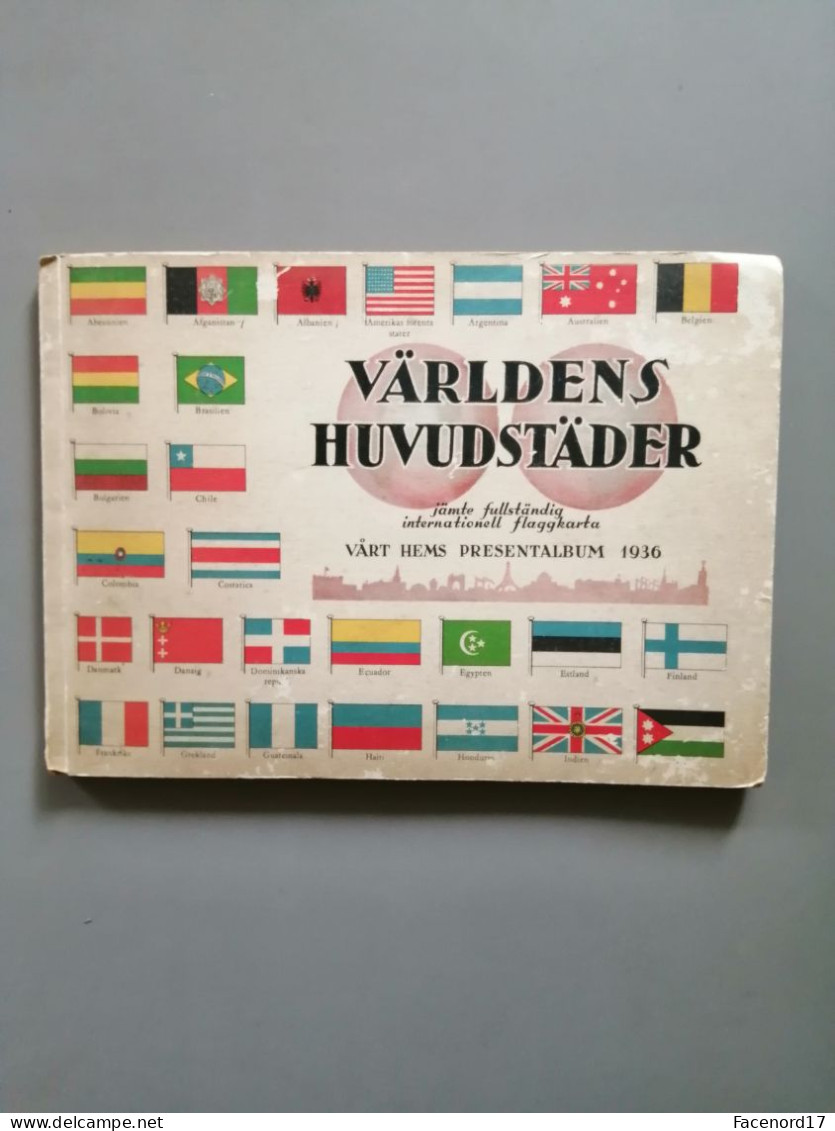 Varldens Huvudstader  Capitales Du Monde 1936 - Langues Scandinaves