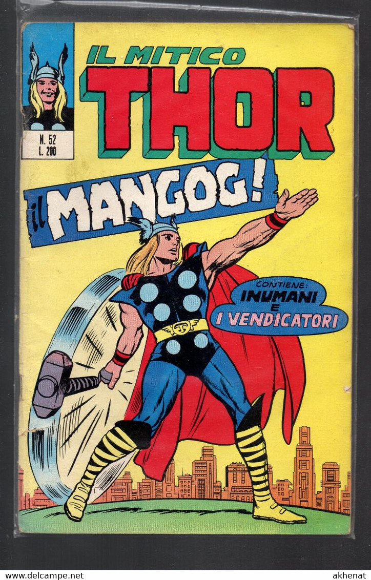 BIG - IL MITICO THOR . Ed. Corno 1973 Il N° 52 Usato . - Super Eroi