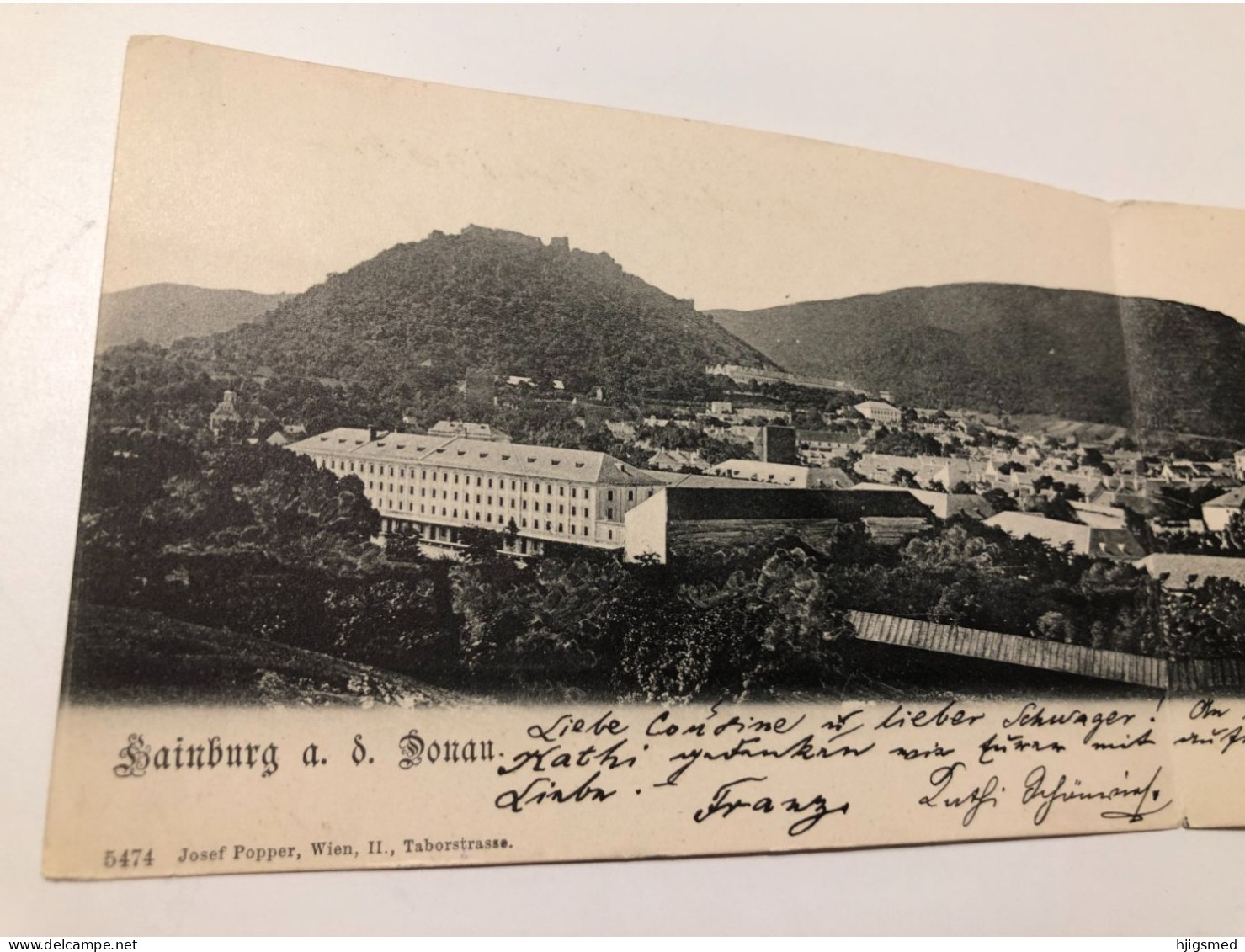 Austria Österreich Hainburg An Der Donau Town View Leporello 16276 Post Card POSTCARD - Hainburg