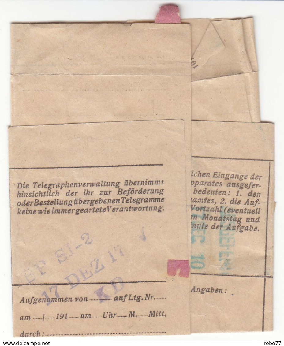 Telegram. Austria , Wien, Kazan (L09002) - Telegrafo