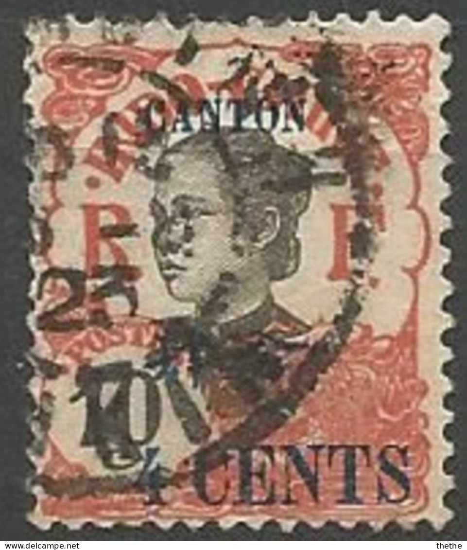 CANTON -  Femme Annamite - Used Stamps