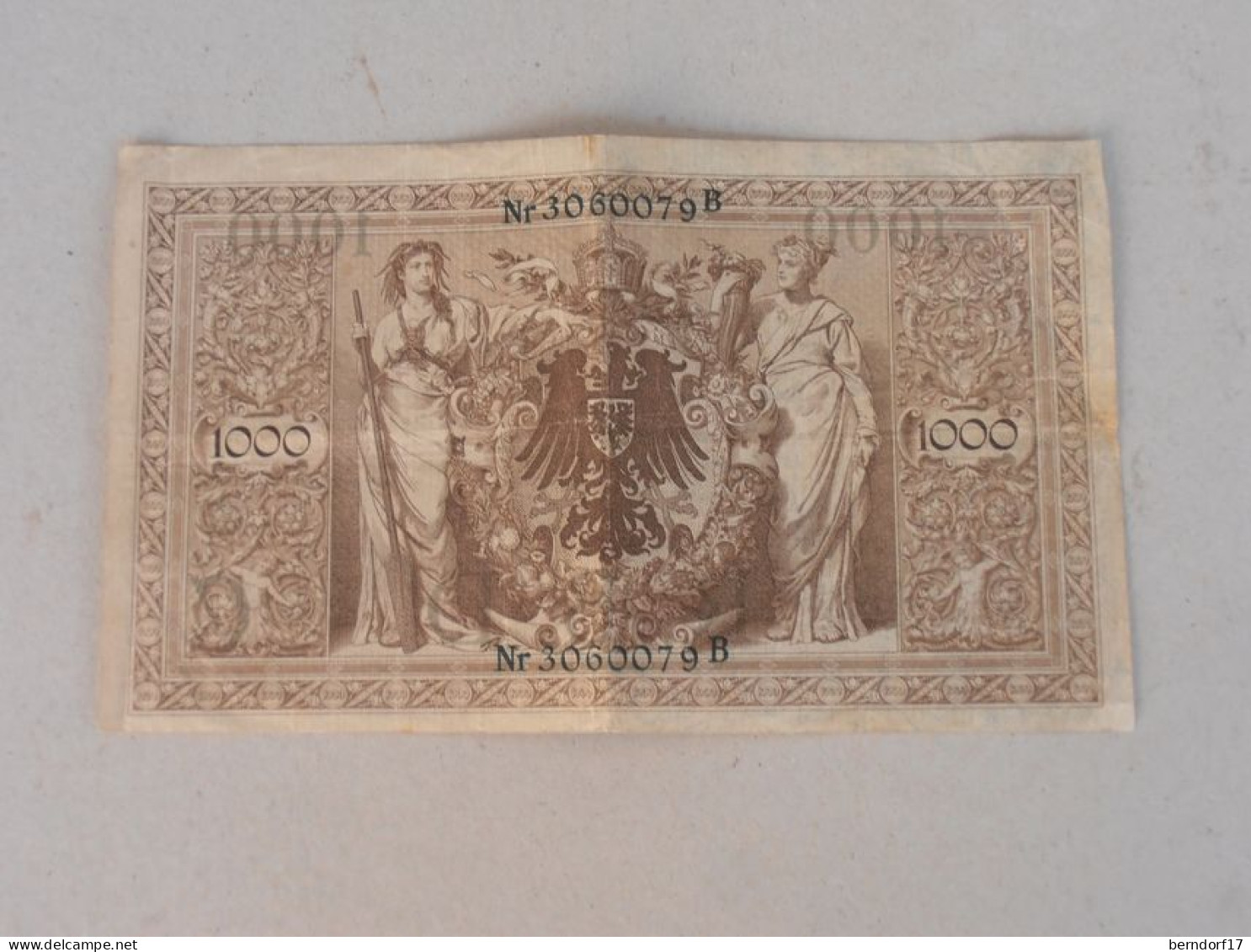 REICHSBANKNOTE 1000 - 1.000 Mark