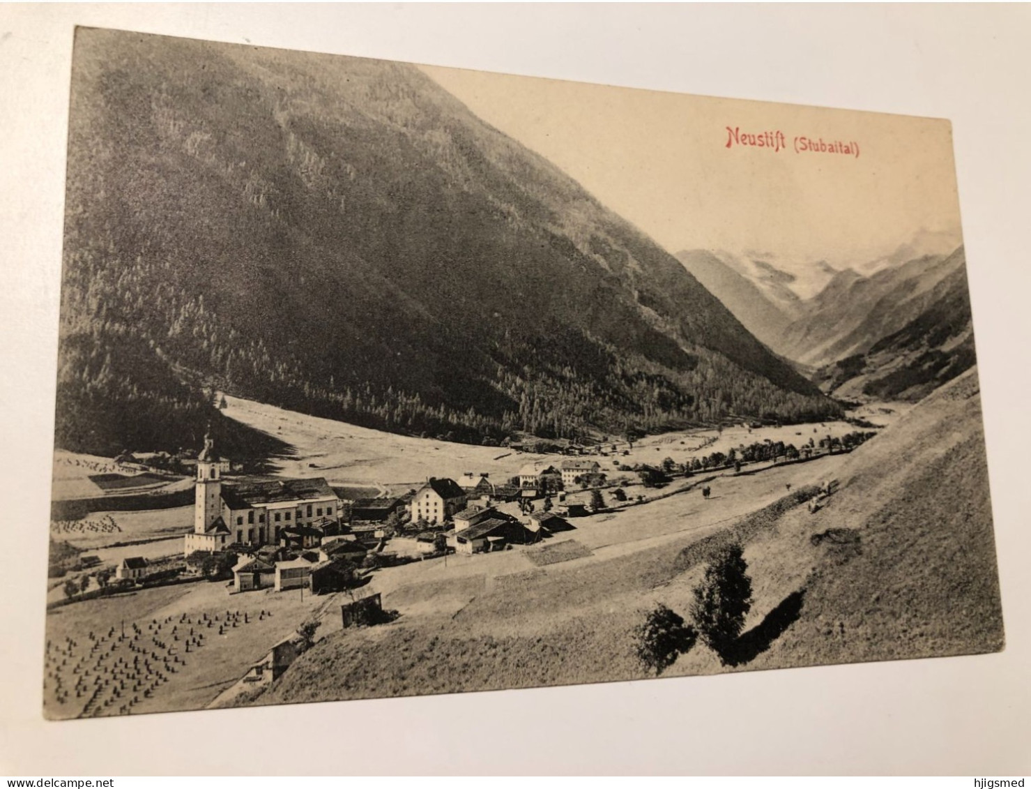 Austria Österreich Neustift Im Stubaital Tirol Valley Town Stengel Und Co Dresden 16282 Post Card POSTCARD - Neustift Im Stubaital