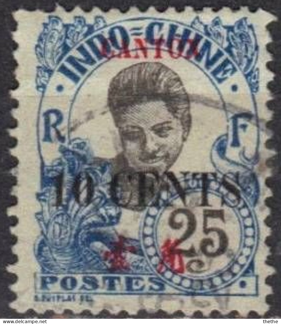 CANTON -  Femme Cambodgienne - Used Stamps