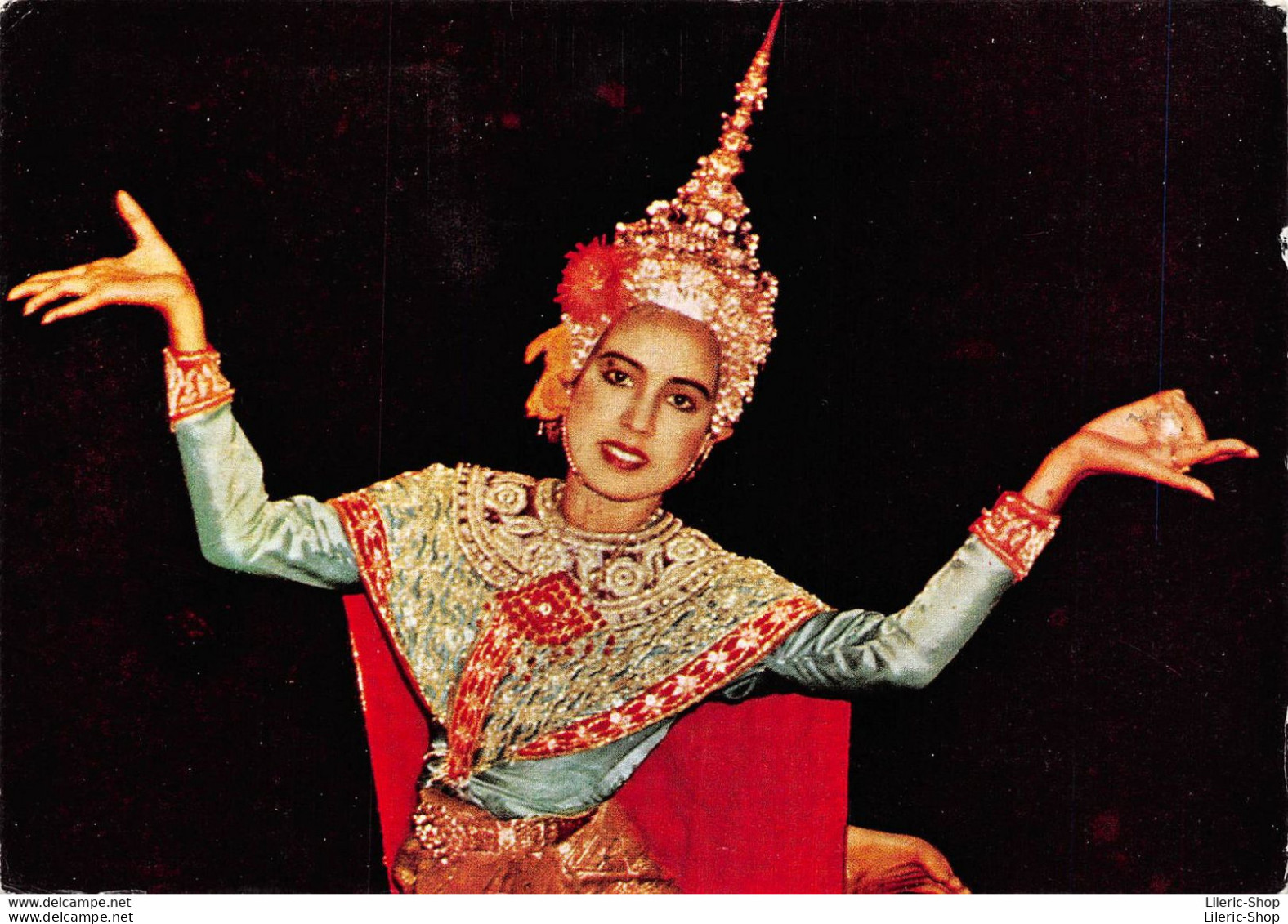 AMORA Prospection - ESCALE EN THAILANDE ( Bangkok - Danseuse) Timbrée Oblitérée 1968 - Werbepostkarten