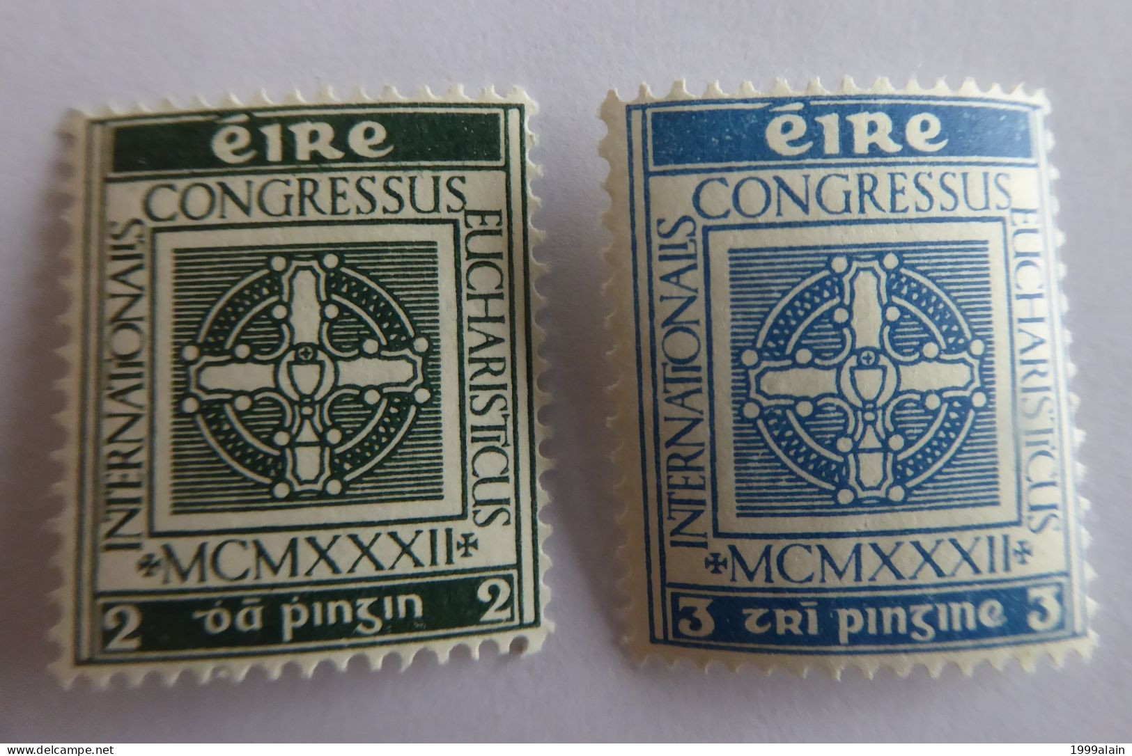 IRLANDE -EIRE 1932 CONGRES EUCHARISTIQUE YVERT N° 60/61 MNH** - Ungebraucht