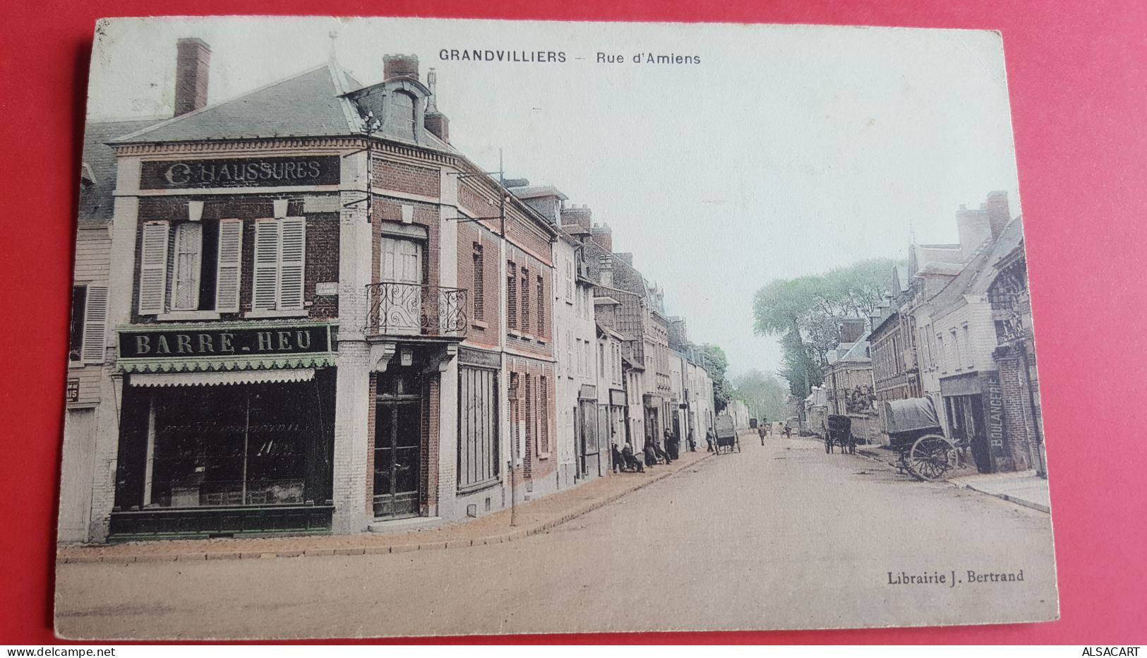 Grandvilliers , Commerce De Chaussures BARRE-HEU , Rue D'amiens - Grandvilliers