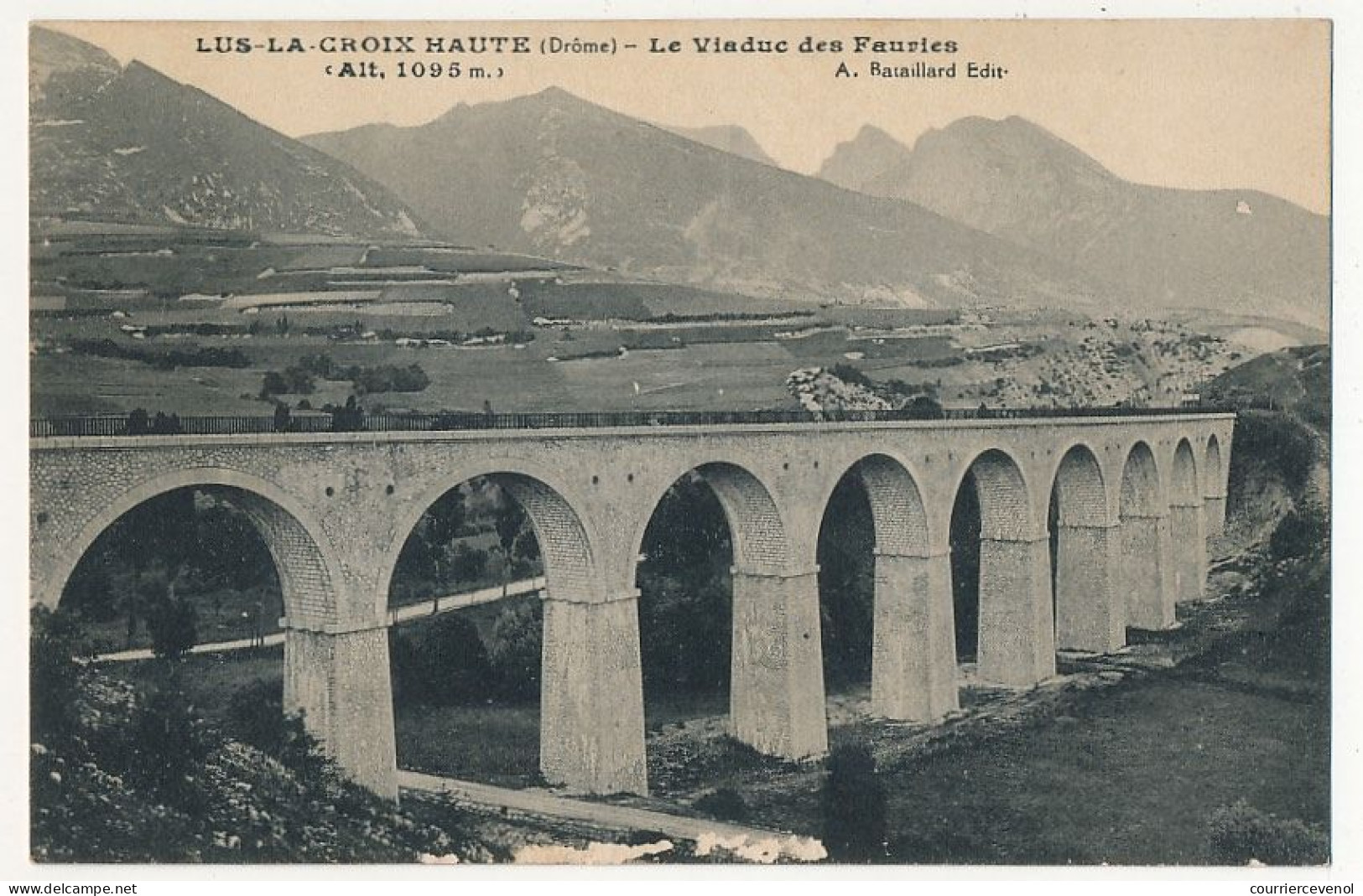 CPA - LUS-LA-CROIX-HAUTE (Drôme) - Le Viaduc Des Fauries (Etat) - Sonstige & Ohne Zuordnung