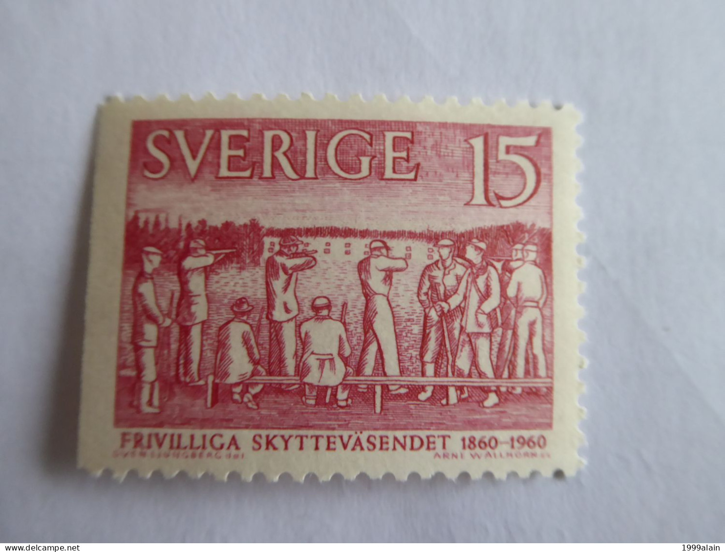 SUEDE - SWEDEN - 1960 YVERT N° 450a MHN** Dentelé Sur 3 Cotés - Nuovi