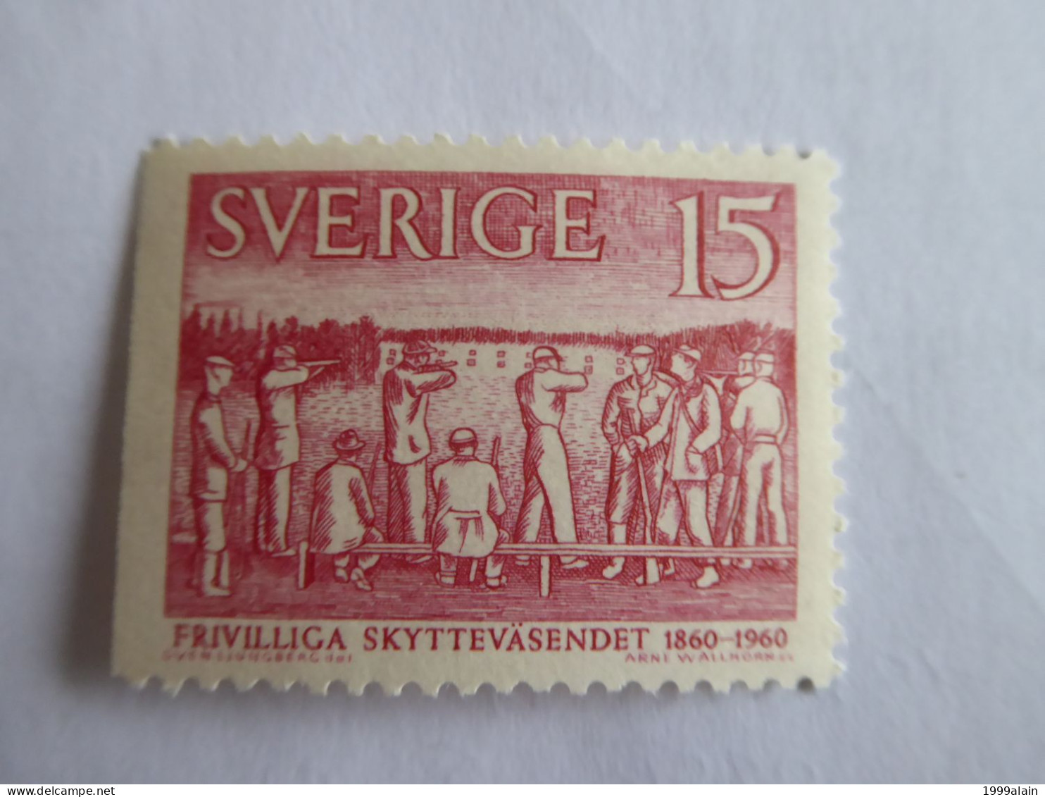 SUEDE - SWEDEN - 1960 YVERT N° 450a MHN** Dentelé Sur 3 Cotés - Ungebraucht