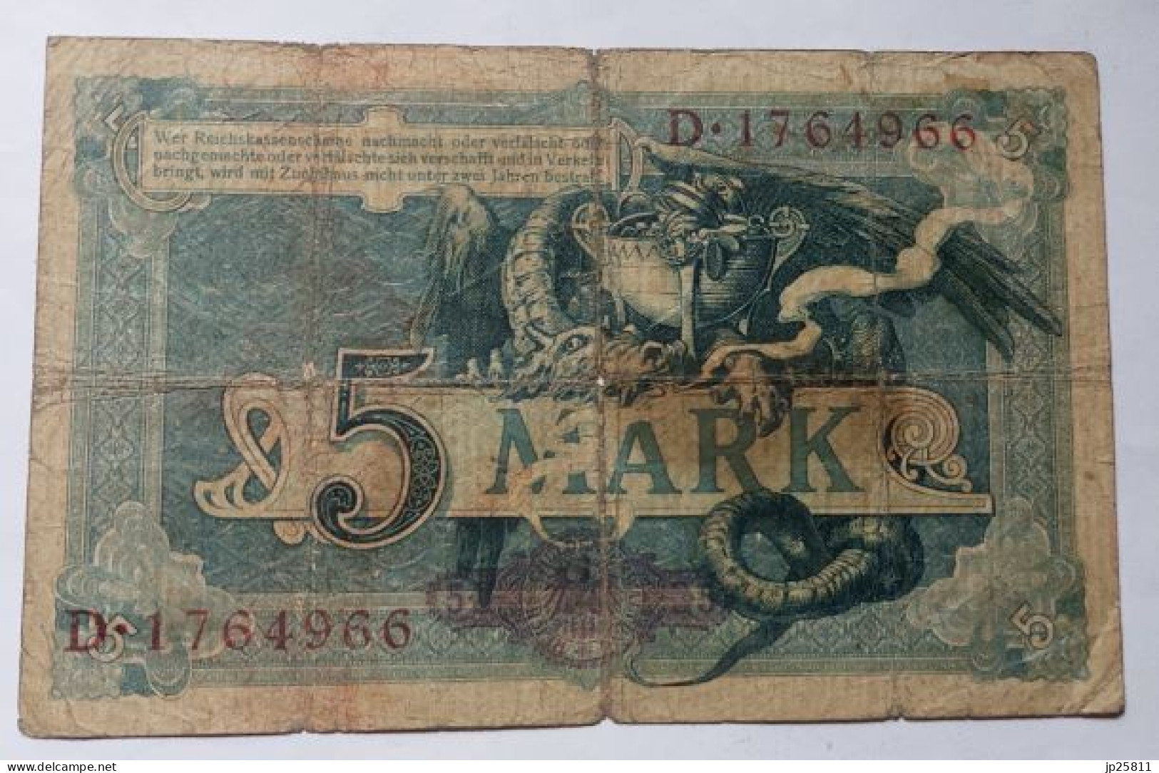 Duitsland Deutschland Germany 5 Mark 1904 - Otros & Sin Clasificación