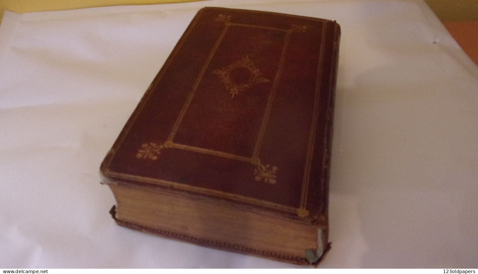 RARE ET SUPERBE La Sainte Bible Cologne, Aux Dépens De La Compagnie, 1739 ILLUSTRATION PICART GRAVE YVER MAROQUIN ROUGE - 1701-1800