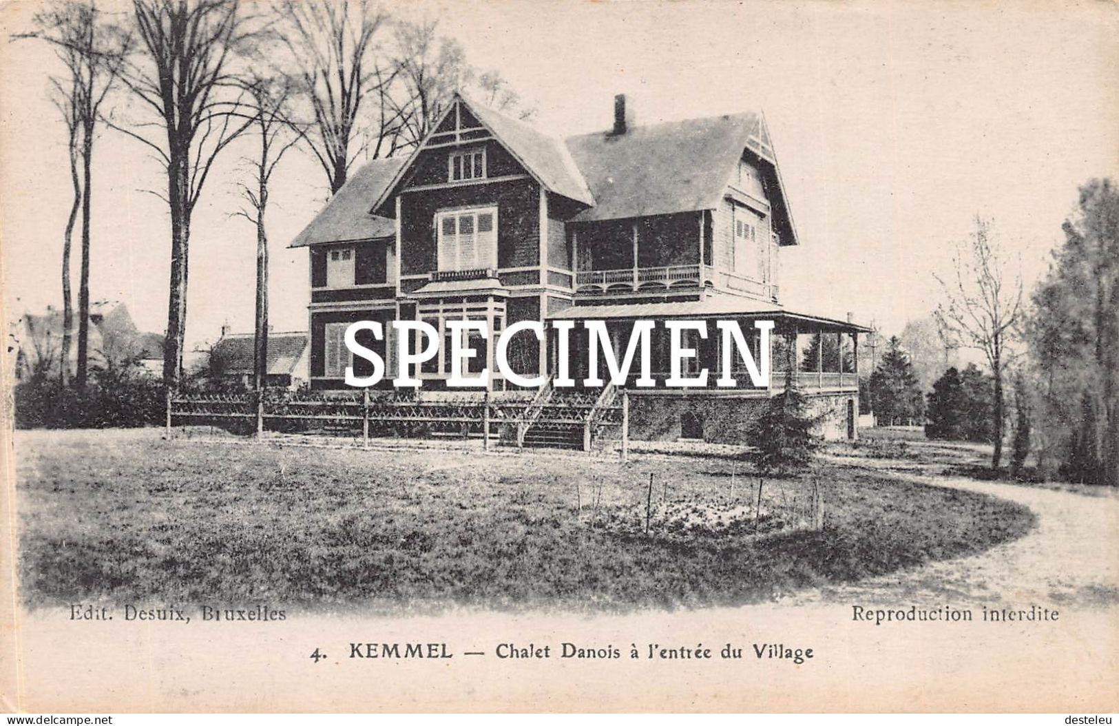 Chalet Danois à L'entrée Du Village -  Kemmel - Heuvelland