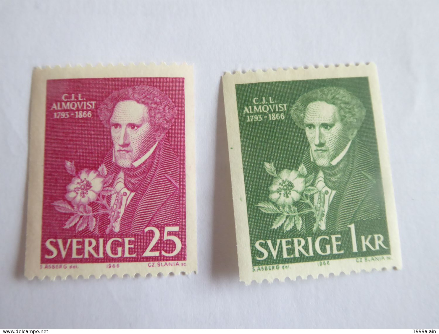 SUEDE - SWEDEN - 1956 YVERT N° 544/545 MLH* - Unused Stamps