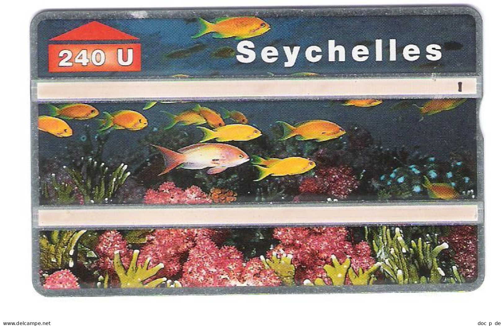 Seychelles - Seychellen - C&W Seytels - L&G - Waterworld Underwater Marine Sea Life Fish Fisch - 703A - 240Units - Seychelles