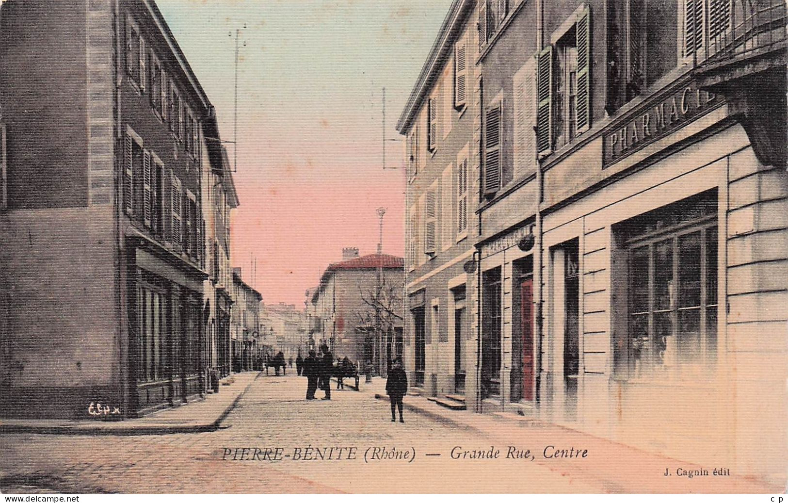 Pierre Benite - Le Perron  -  Grande Rue - CPA°R - Pierre Benite
