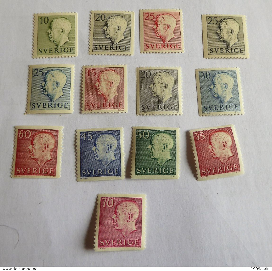 SUEDE - SWEDEN - 1951-52 - 1967 GUSTAVE VI LOT - Ongebruikt