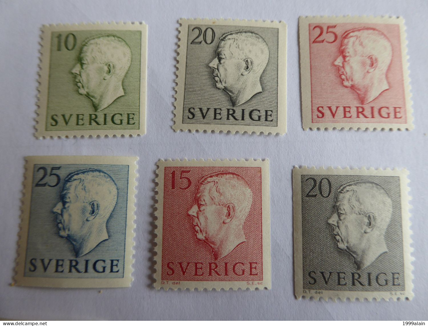 SUEDE - SWEDEN - 1951-52 - 1967 GUSTAVE VI LOT - Nuevos