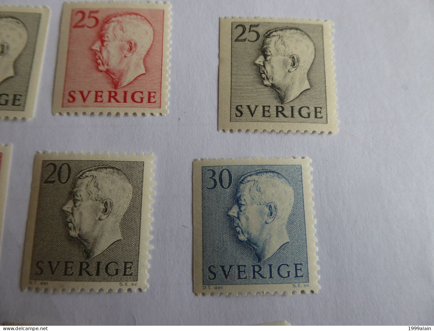 SUEDE - SWEDEN - 1951-52 - 1967 GUSTAVE VI LOT - Ungebraucht