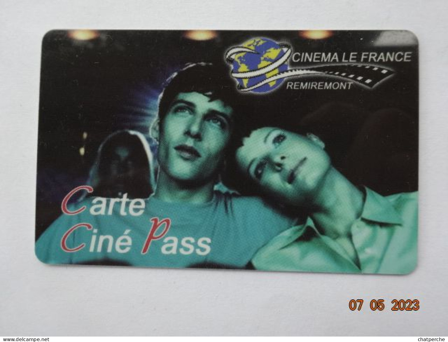 CINECARTE CARTE CINEMA CINE CARD BANDE MAGNETIQUE  CINEMA LE FRANCE REMIREMONT 88 VOSGES  CINE PASS - Cinécartes