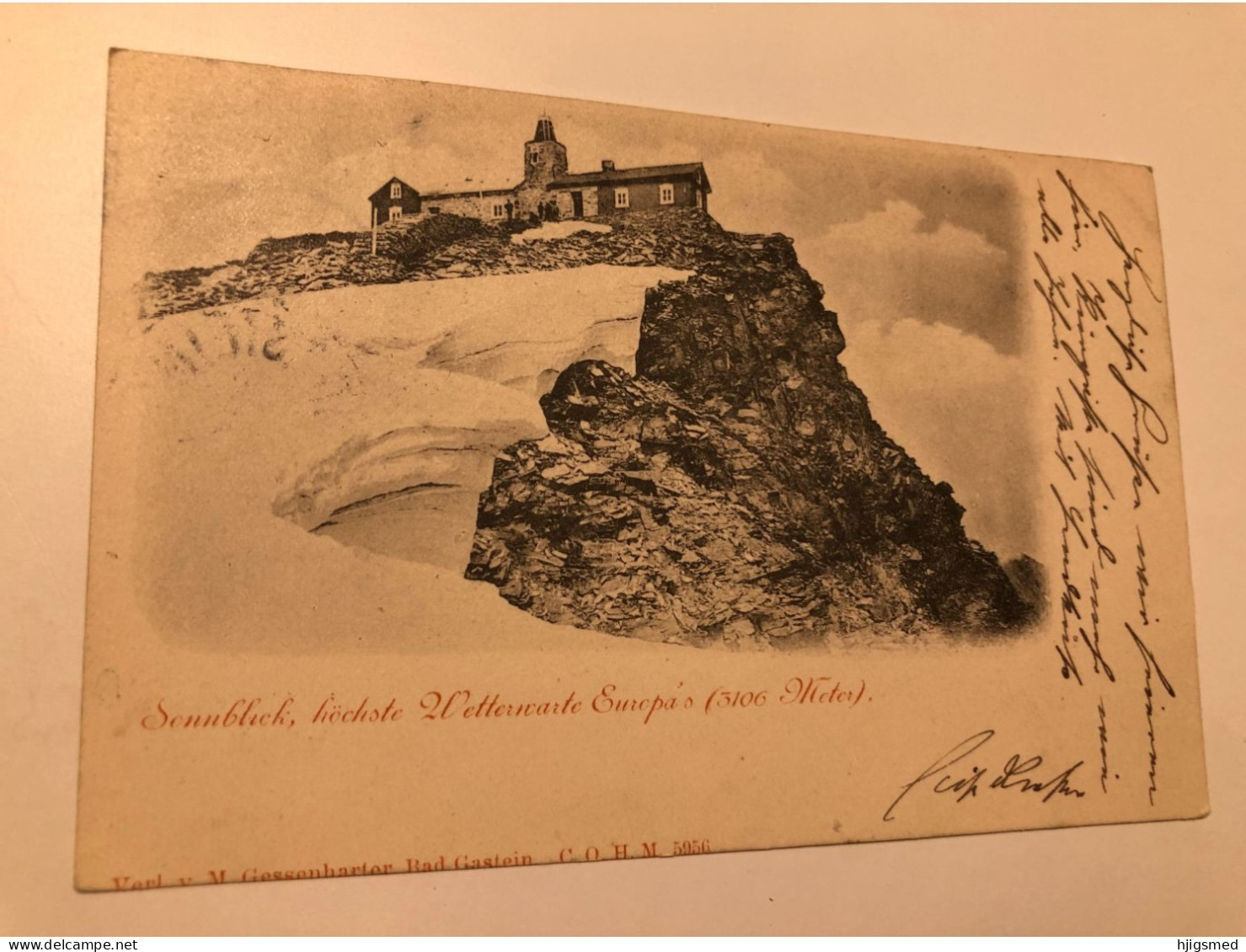 Austria Österreich 1898 Zittelhaus Am Sonnblick Meteorologische Meteorology Station Shelter 16302 Post Card POSTCARD - Rauris