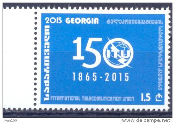 2015. Georgia, 150years Of ITU, 1v, Mint/** - Géorgie