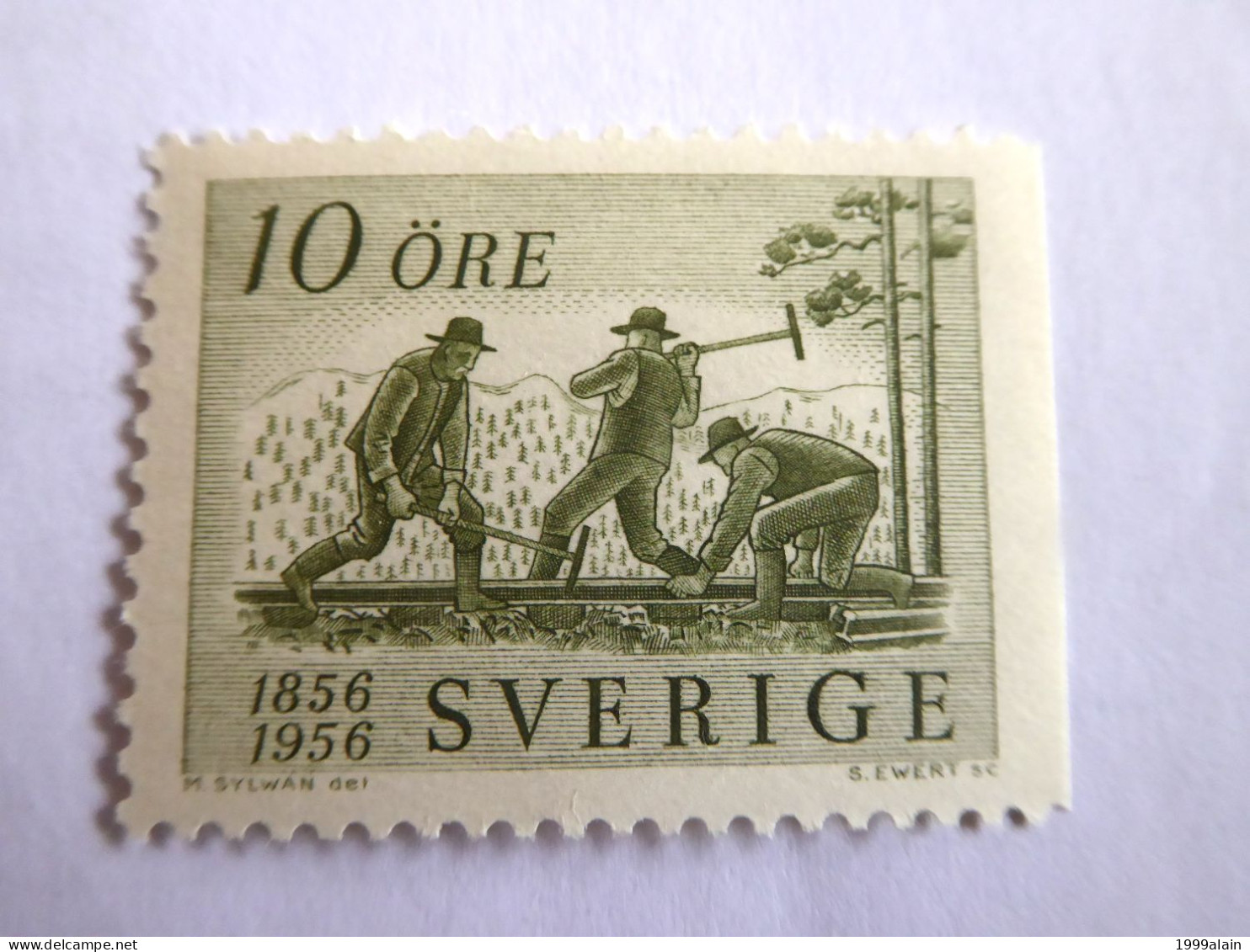 SUEDE - SWEDEN - 1956 YVERT N° 411a MNH** - Nuevos