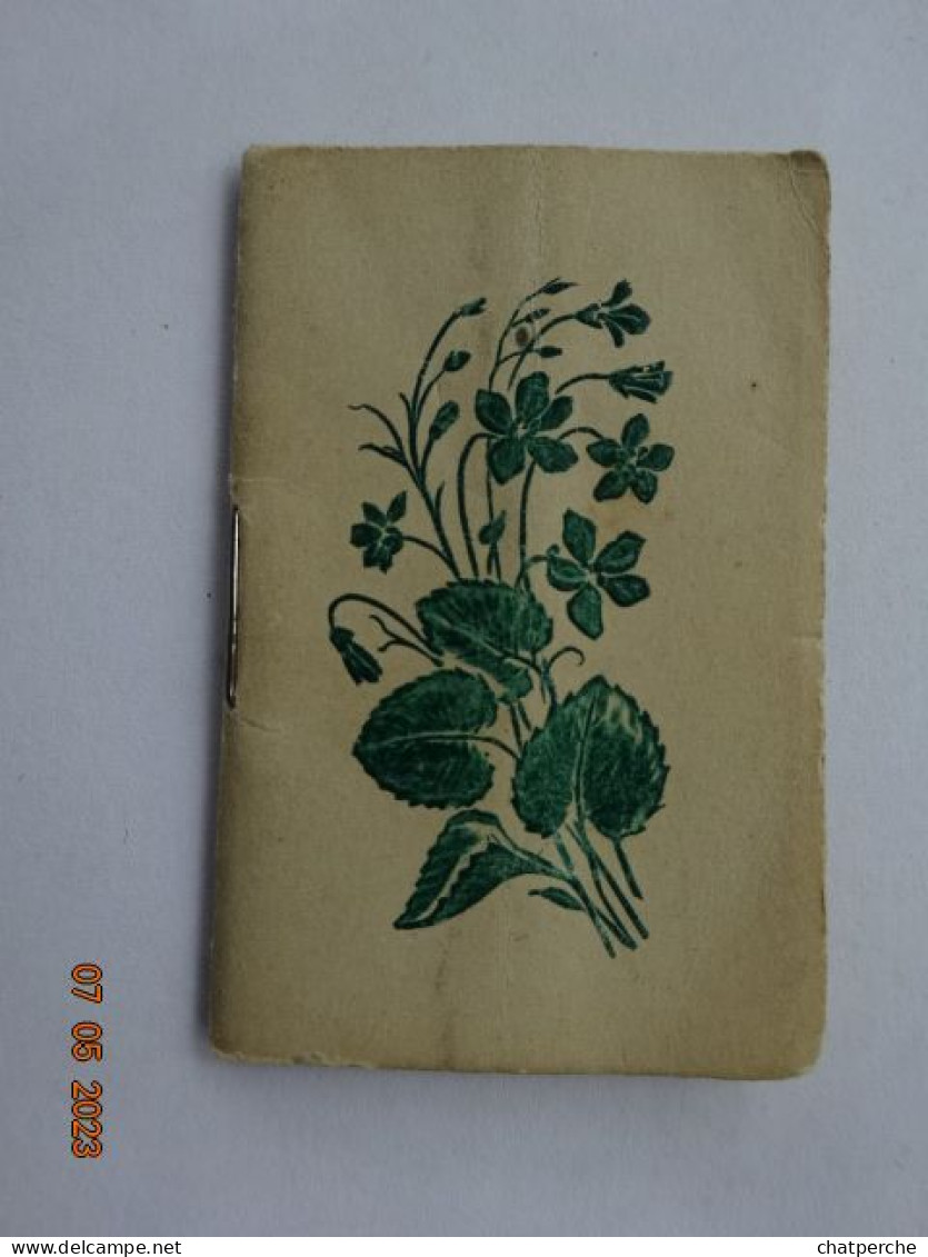 CALENDRIER 1923 FLEURS - Petit Format : 1921-40