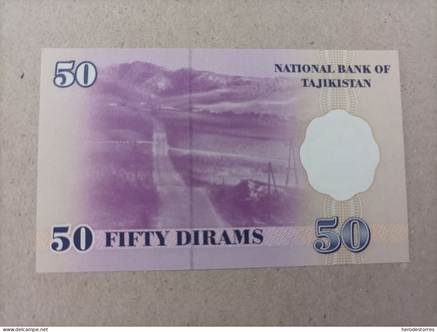 Billete De Tajikistan De 50 Diram, Año 1999, UNC - Tadzjikistan