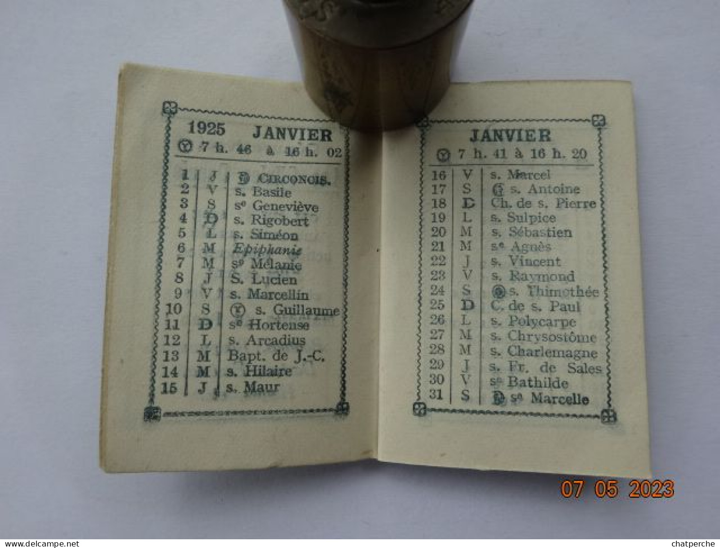 CALENDRIER 1925 PUBLICITE PILULES DUPUIS - Petit Format : 1921-40