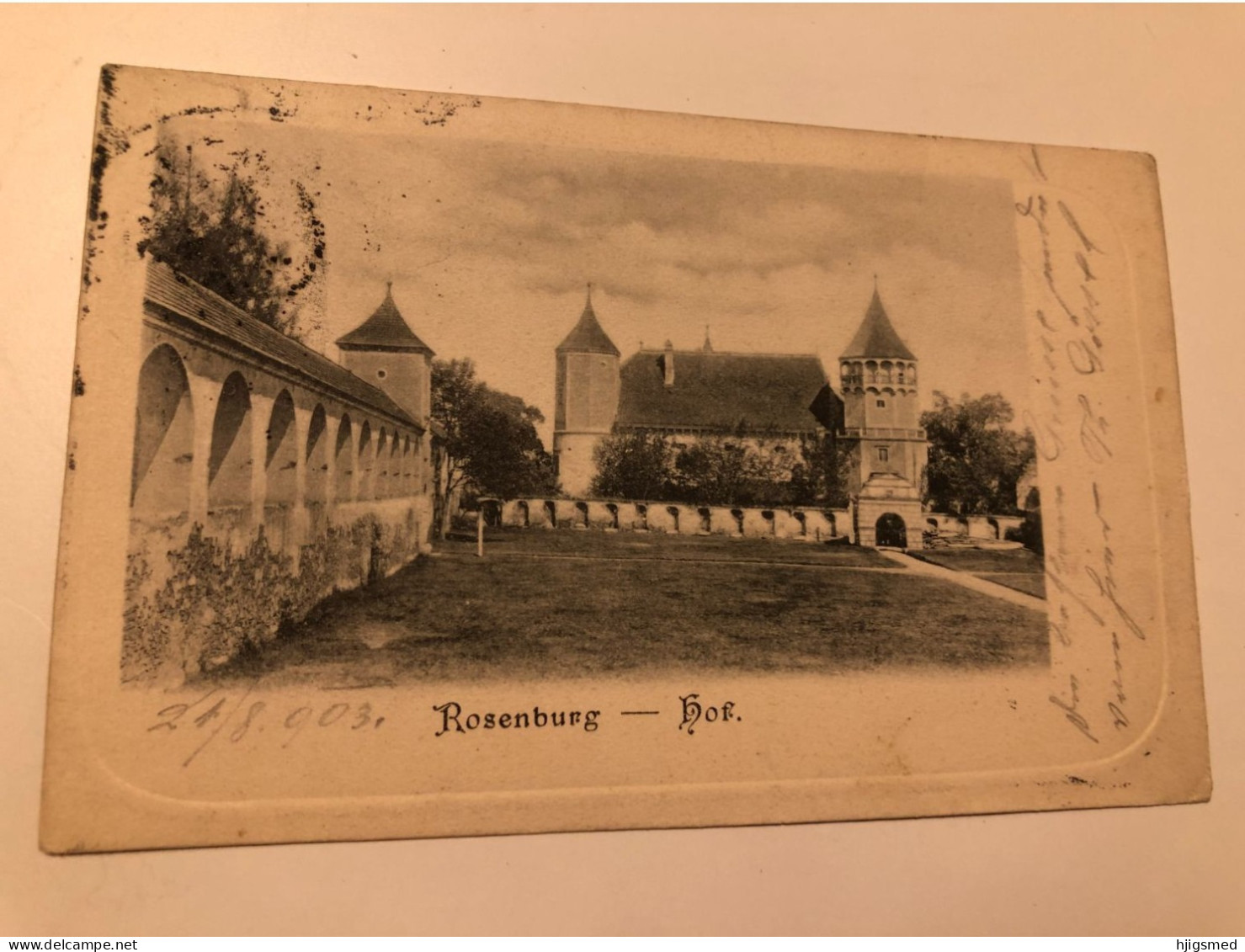 Austria Österreich Rosenburg Hof Court Castle Schloss Embossed Border H Kölz 16304 Post Card POSTCARD - Rosenburg