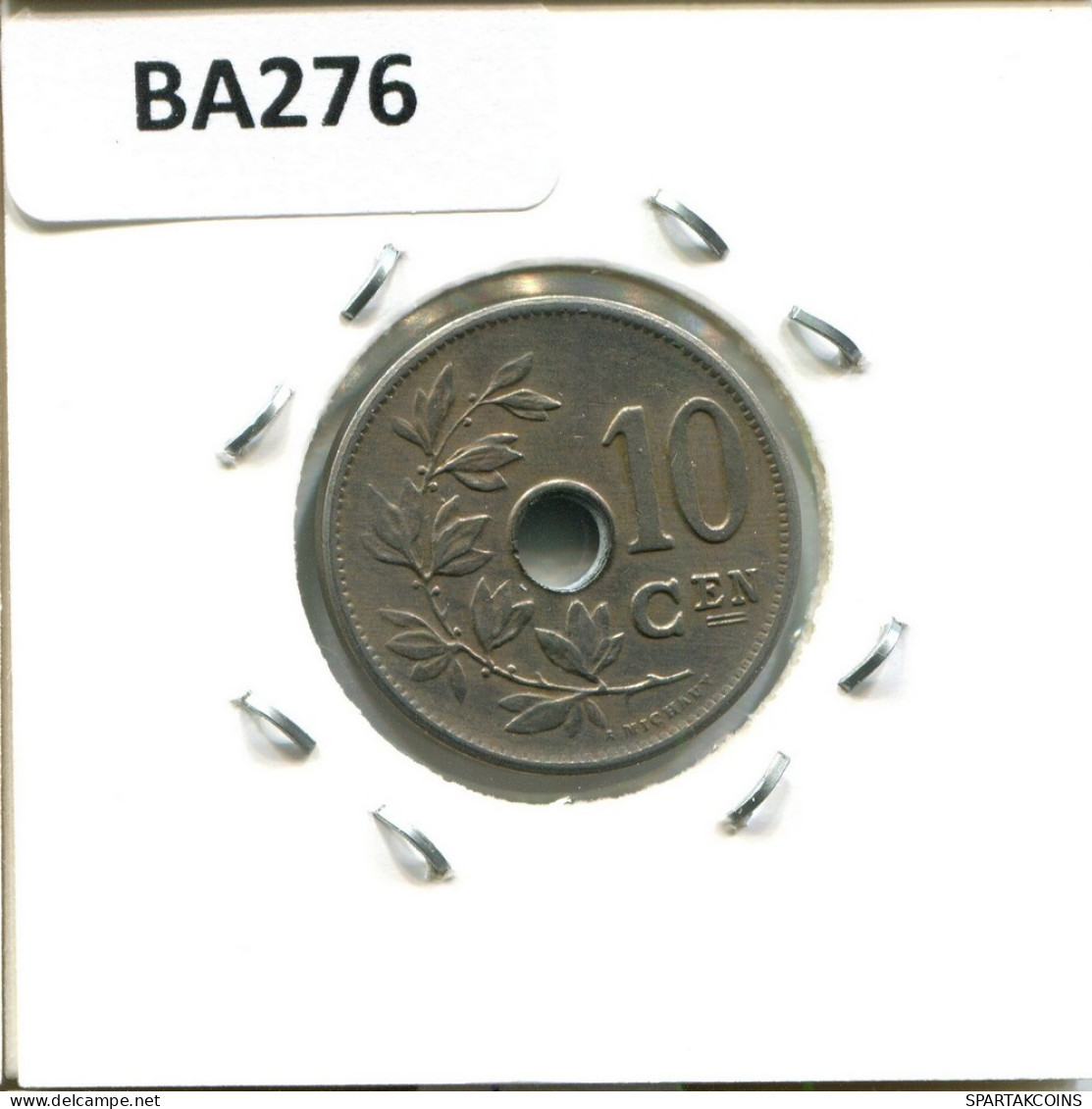 10 CENTIMES 1904 DUTCH Text BÉLGICA BELGIUM Moneda #BA276.E - 10 Cent