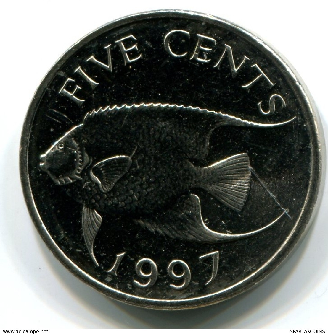 5 CENT 1997 BERMUDA Moneda UNC #W11297.E - Bermudes