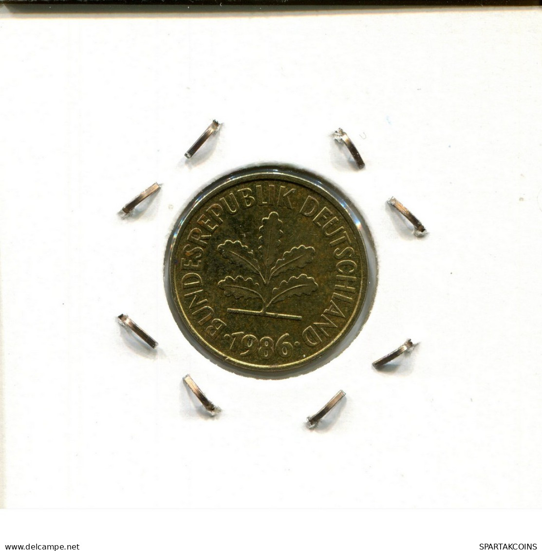 5 PFENNIG 1986 F BRD ALEMANIA Moneda GERMANY #DC442.E - 5 Pfennig