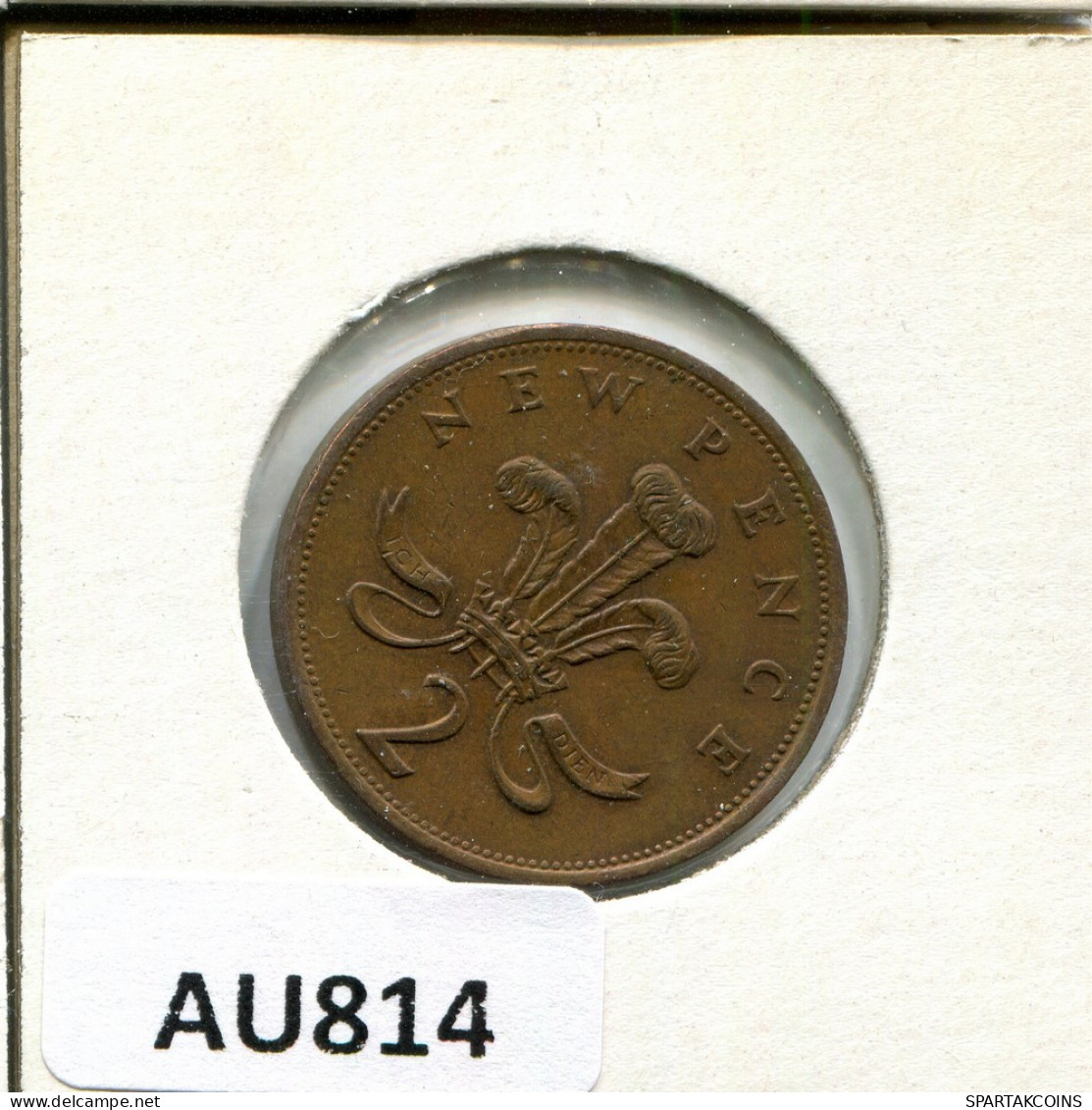 2 NEW PENCE 1981 UK GBAN BRETAÑA GREAT BRITAIN Moneda #AU814.E - 2 Pence & 2 New Pence