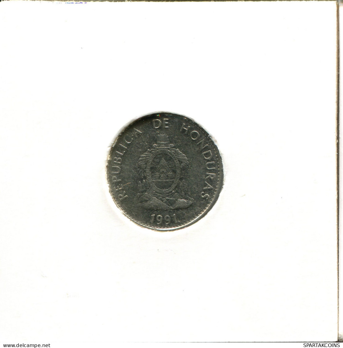 20 CENTAVOS 1991 HONDURAS Moneda #AY111.2.E - Honduras