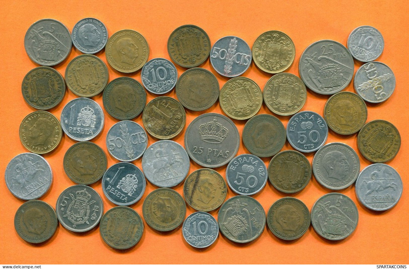 ESPAÑA Moneda SPAIN SPANISH Moneda Collection Mixed Lot #L10295.2.E -  Verzamelingen