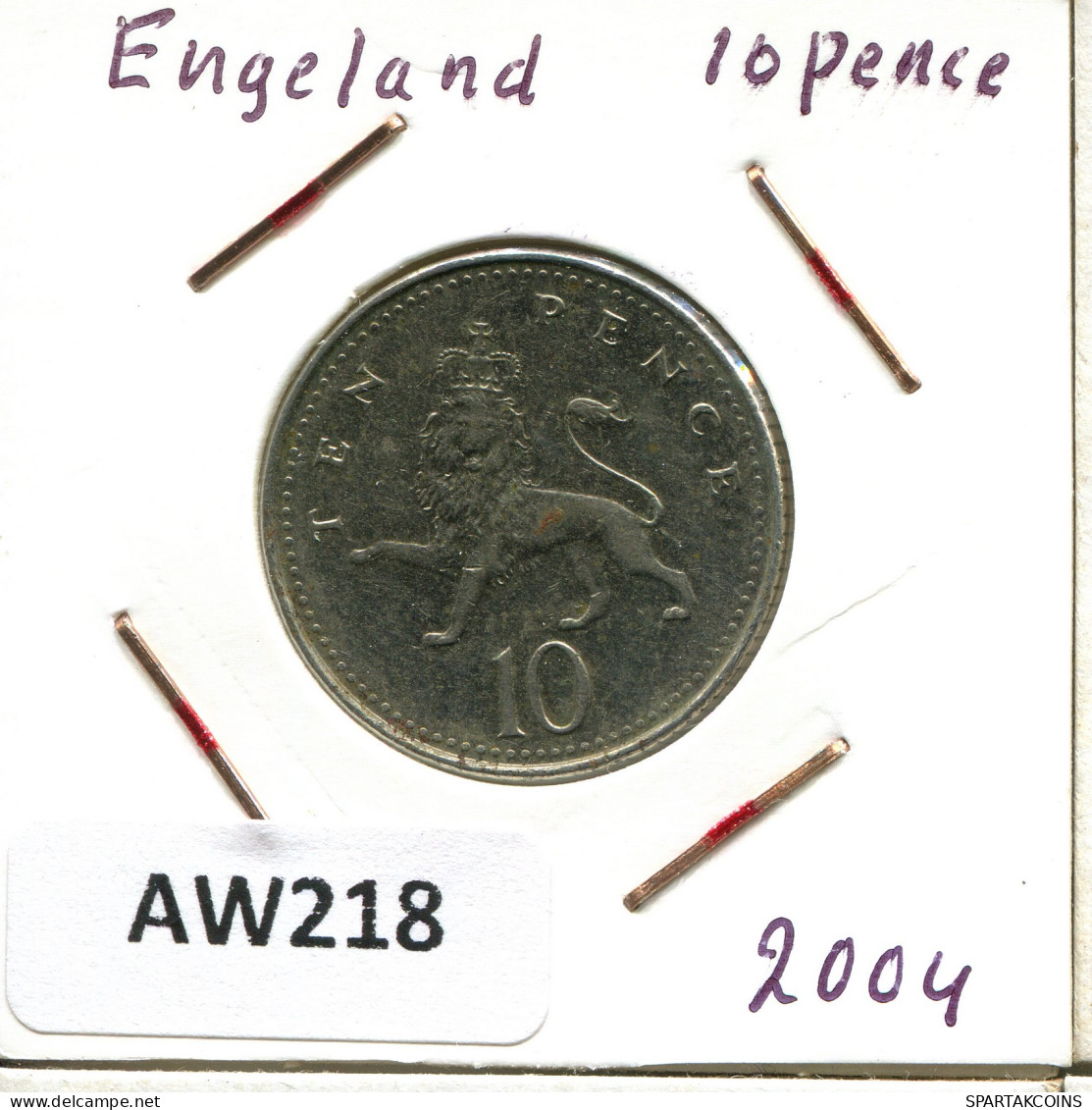 10 PENCE 2004 UK GRANDE-BRETAGNE GREAT BRITAIN Pièce #AW218.F - 10 Pence & 10 New Pence