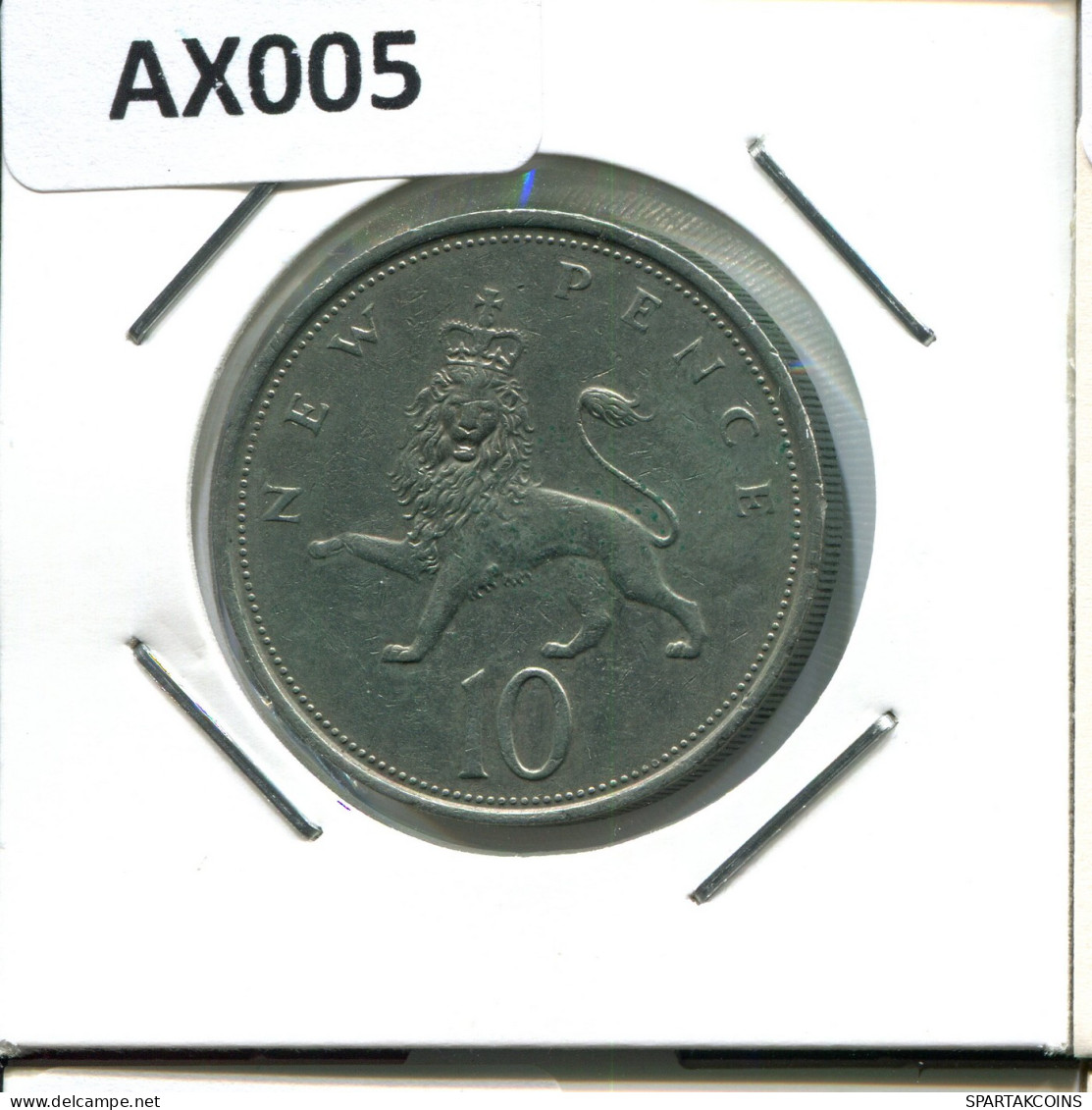 10 PENCE 1974 UK GRANDE-BRETAGNE GREAT BRITAIN Pièce #AX005.F - 10 Pence & 10 New Pence