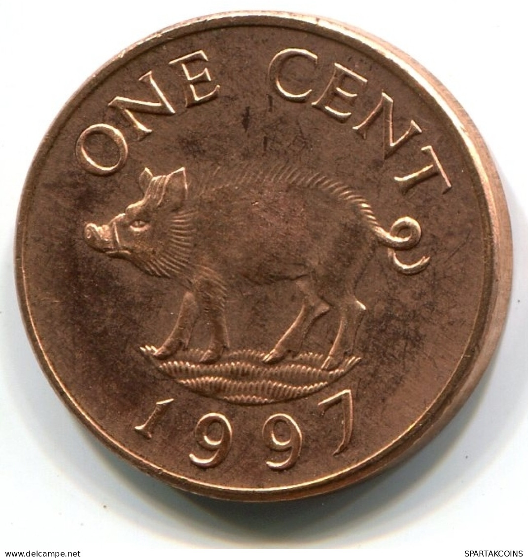 1 CENT 1997 BERMUDES BERMUDA Pièce UNC #W11444.F - Bermuda