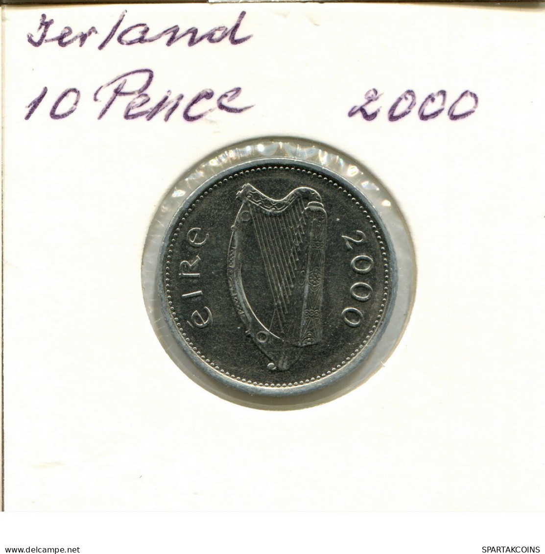 10 PENCE 2000 IRLANDE IRELAND Pièce #AY696.F - Irlande