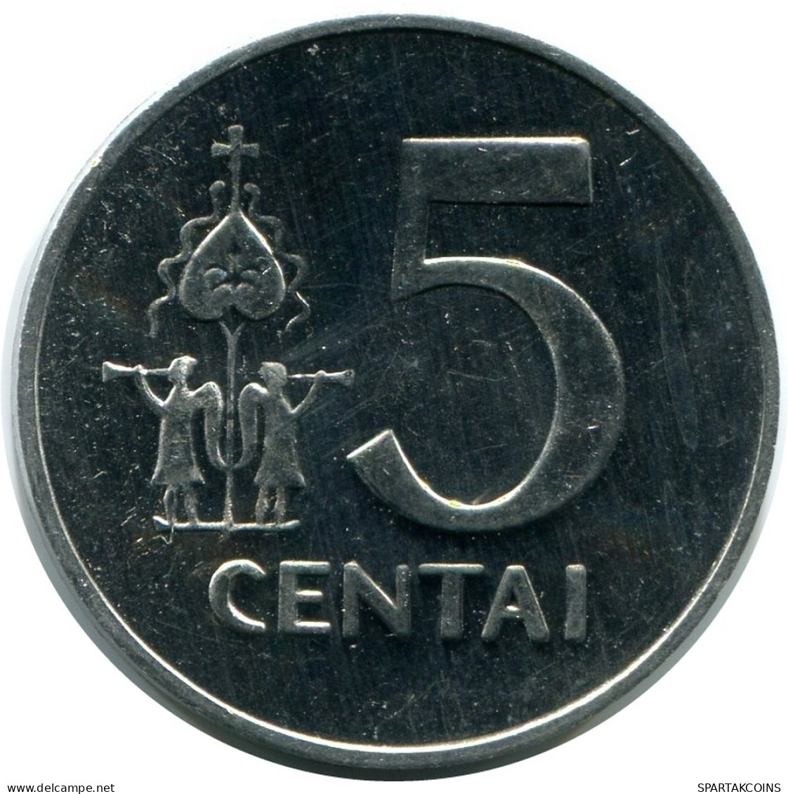 5 CENTAI 1991 LITUANIE LITHUANIA UNC Pièce #M10213.F - Lituania