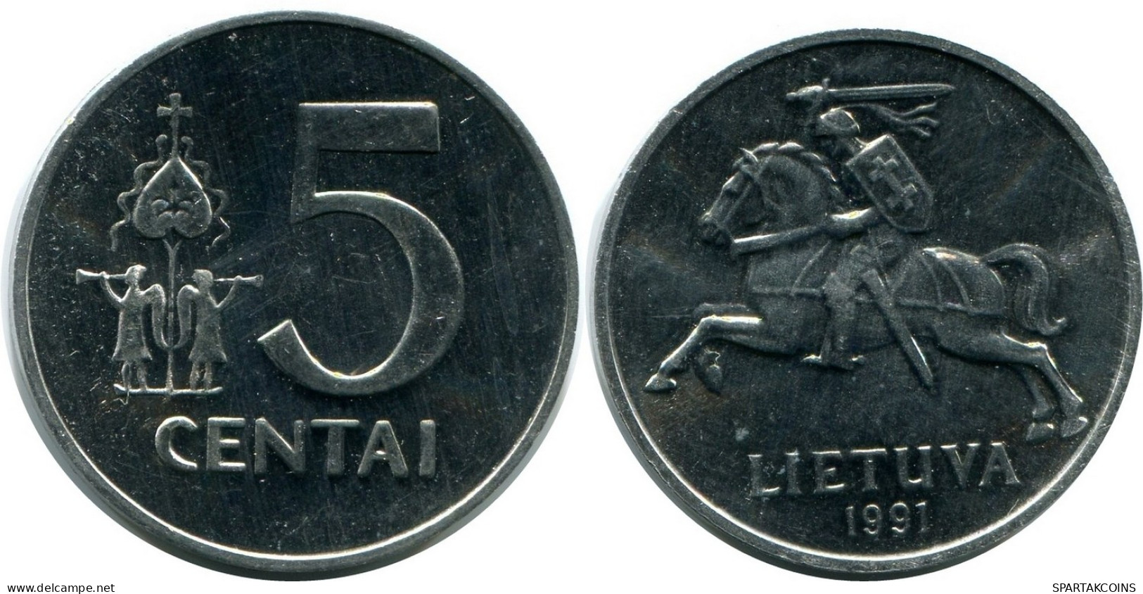 5 CENTAI 1991 LITUANIE LITHUANIA UNC Pièce #M10213.F - Lithuania